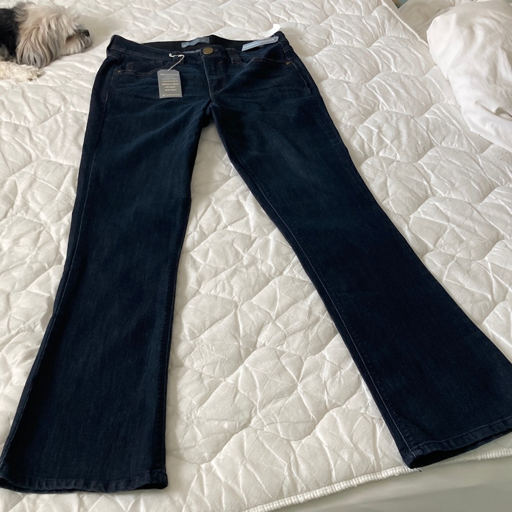 Wit & Wisdom NWT 12 itty bitty boot cut darker wash